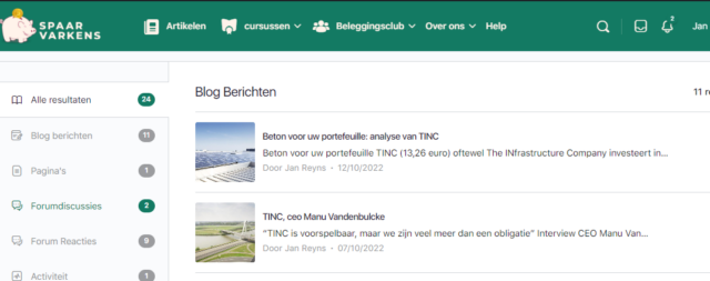TINC zoeken