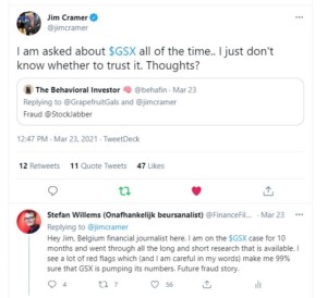 Jim Cramer GSX Techedu Spaarvarkens.be
