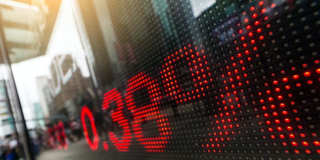Stock market display