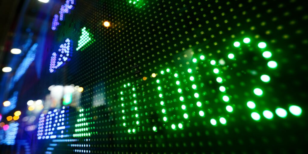 Stock market price increase