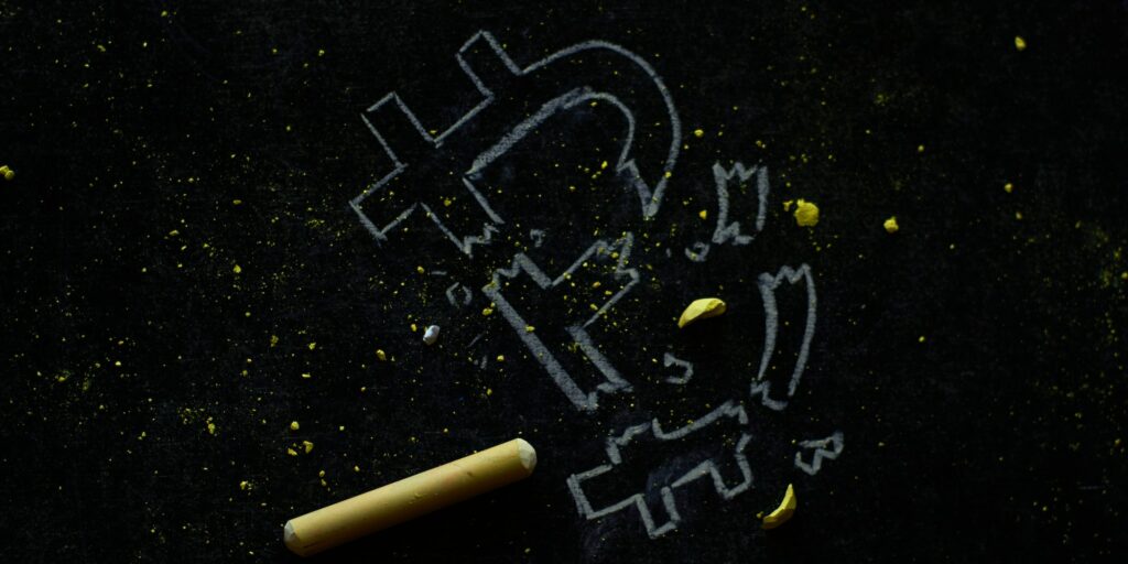 The bitcoin was broken