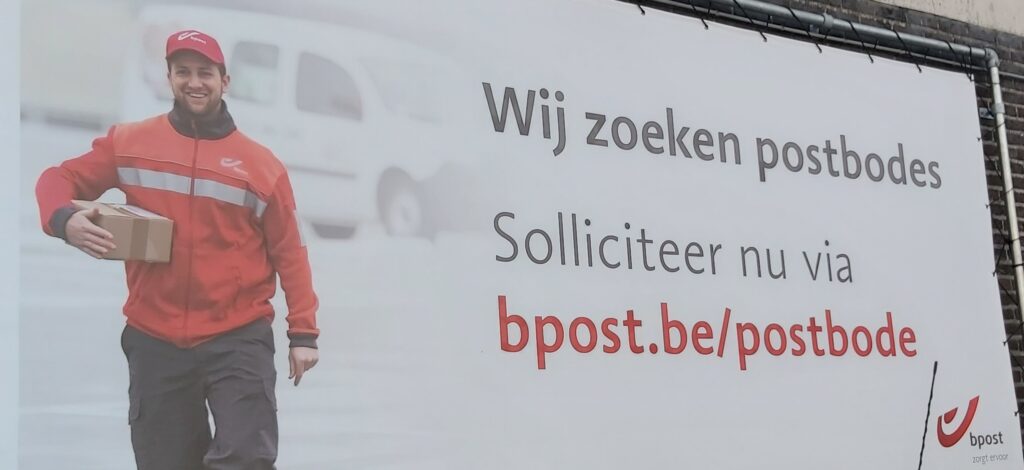 Bij bpost is men op zoek naar werknemers die tegen een stootje kunnen.
