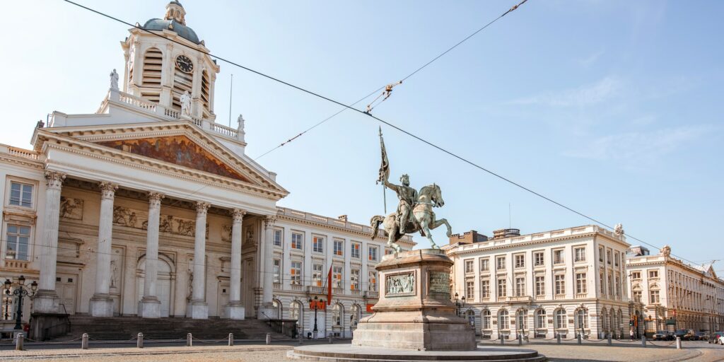 Royal square in Brussels