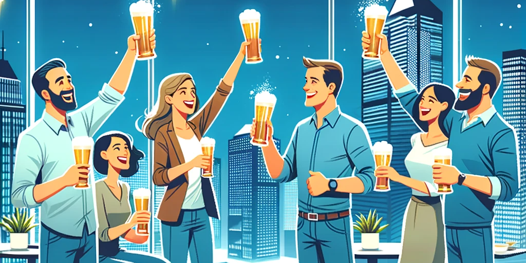 bier feest Spaarvarkens.be