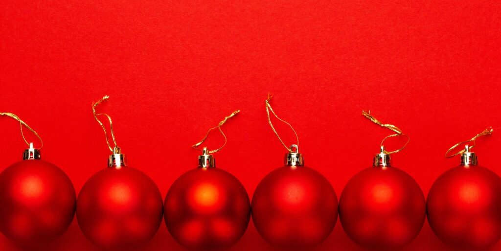 Red Christmas Tree Decoration