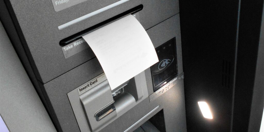 ATM Receipt! ATM Banking!