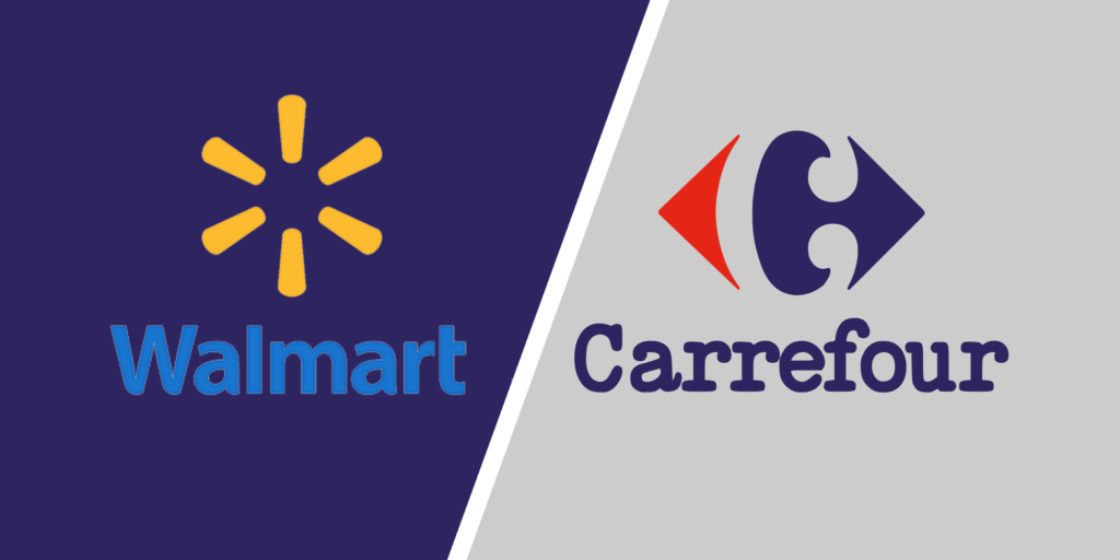 Beursduel Walmart - Carrefour