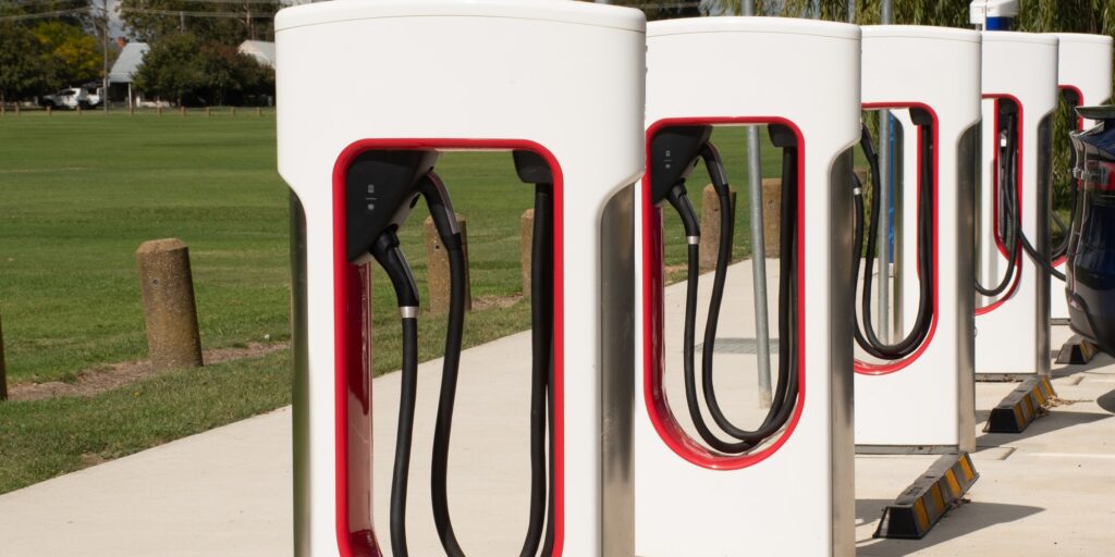 Electric car charger station