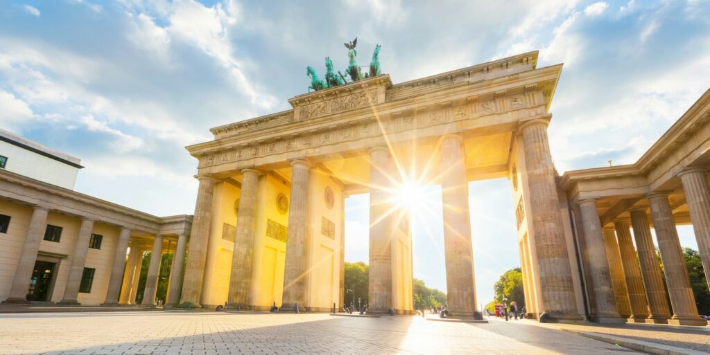 Brandenburg gate in Berling, Germany