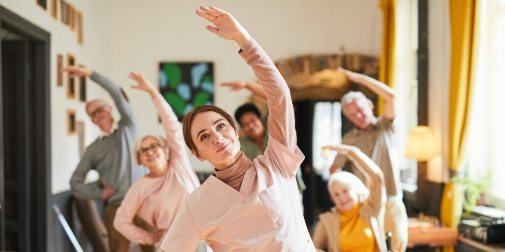 Sports Activities in Retirement Home