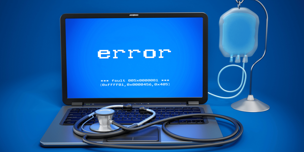 Blue screen
