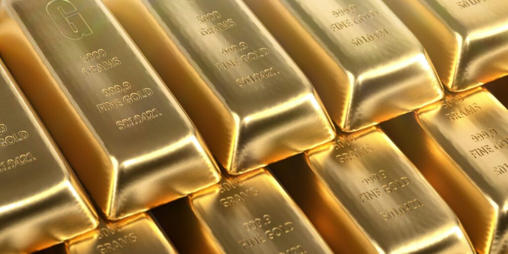 Gold ingots