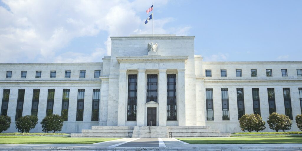 The US Federal Reserve Building in Washington DC