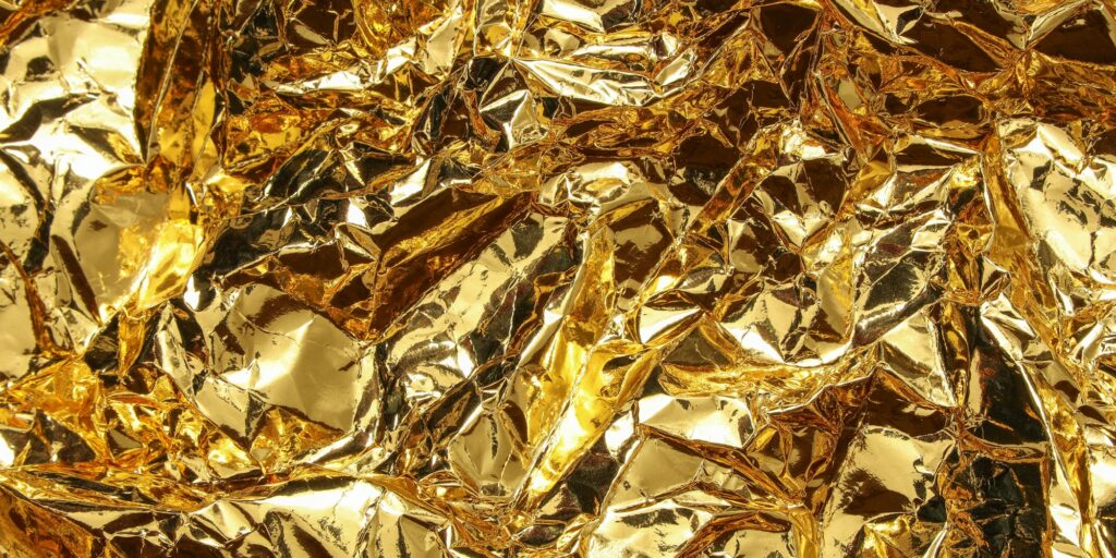 gold texture background foil crumpled golden glitter