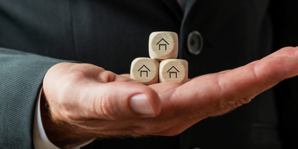 Real estate market conceptual image