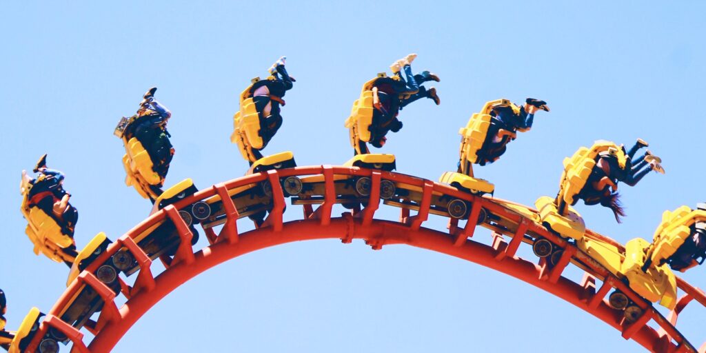 Roller coaster riders
