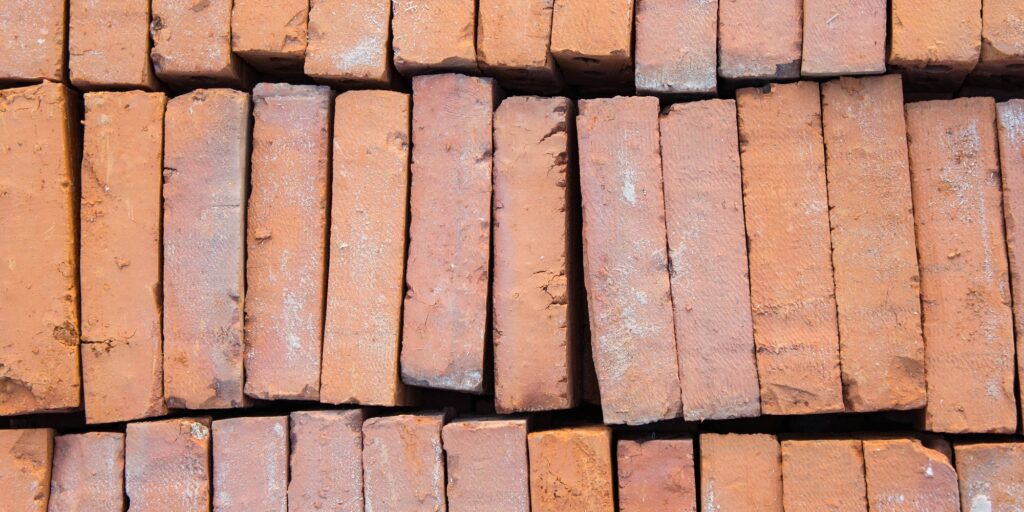 Brick red brick construction equipment