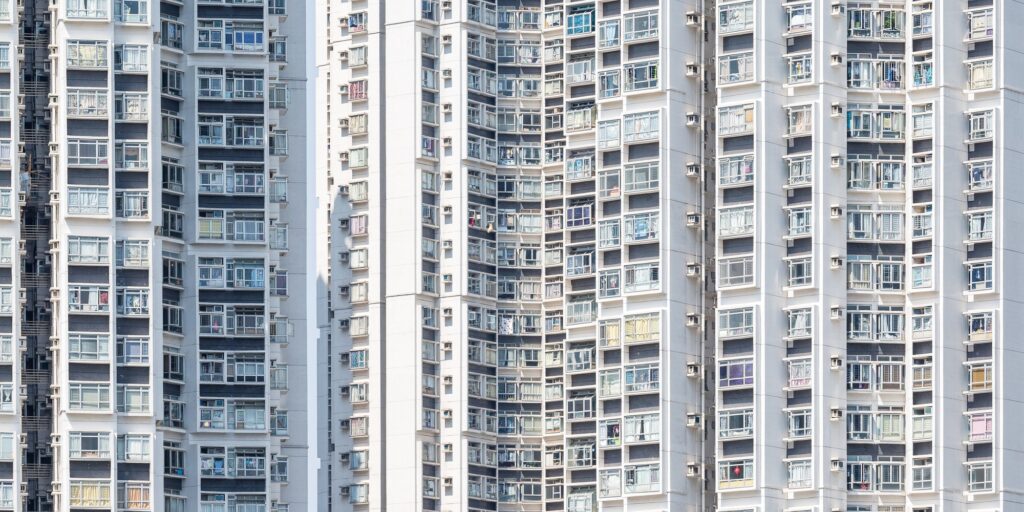 High rise building