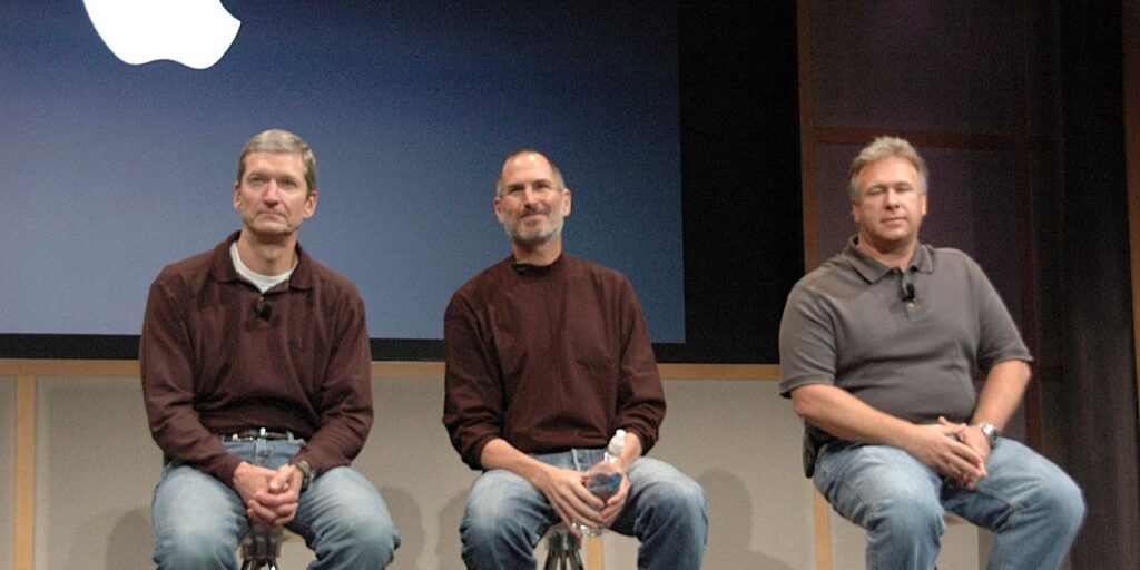 Tim Cook, Steve Jobs, Phil Schiller